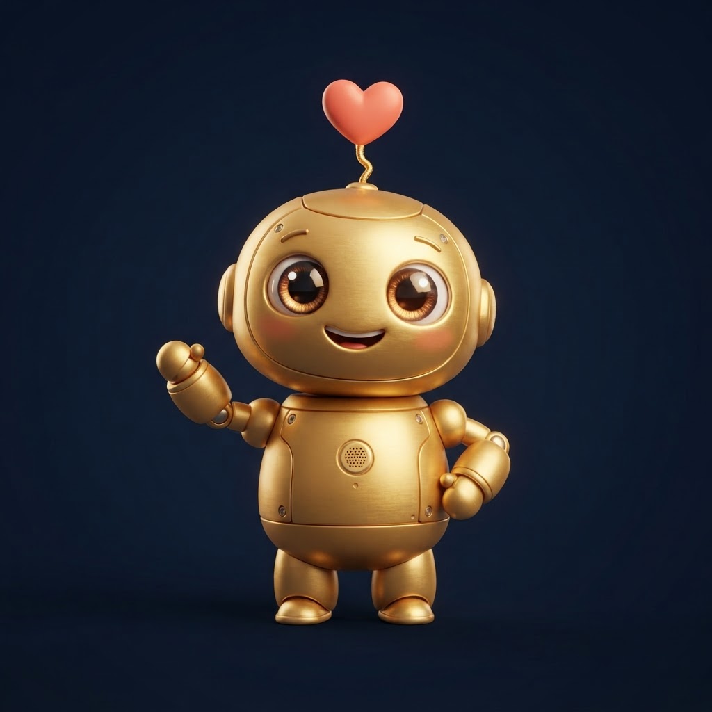 Sparkle, the Happy AI Company mascot
